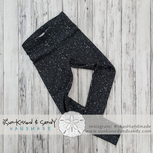 Black Sparkle Leggings (Baby + Youth) Performance