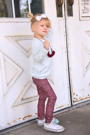 Rust Sparkle Leggings (Baby + Youth) Performance