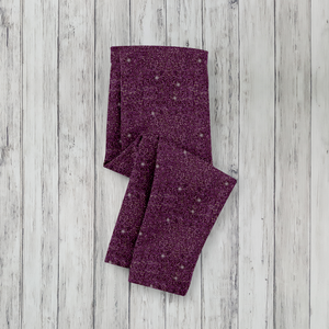 Plum Sparkle Leggings (Baby + Youth) Performance