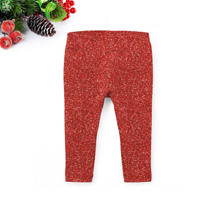 Red Sparkle Leggings (Baby + Youth) Performance