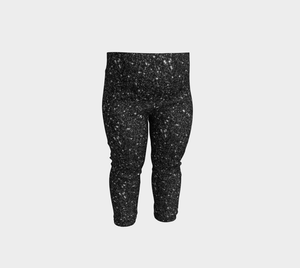 Black Sparkle Leggings (Baby + Youth) Performance