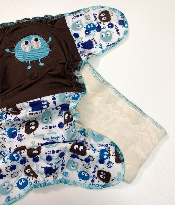 Little Blue Ooga Monster Os Ai2 Rts Diapers & Trainers